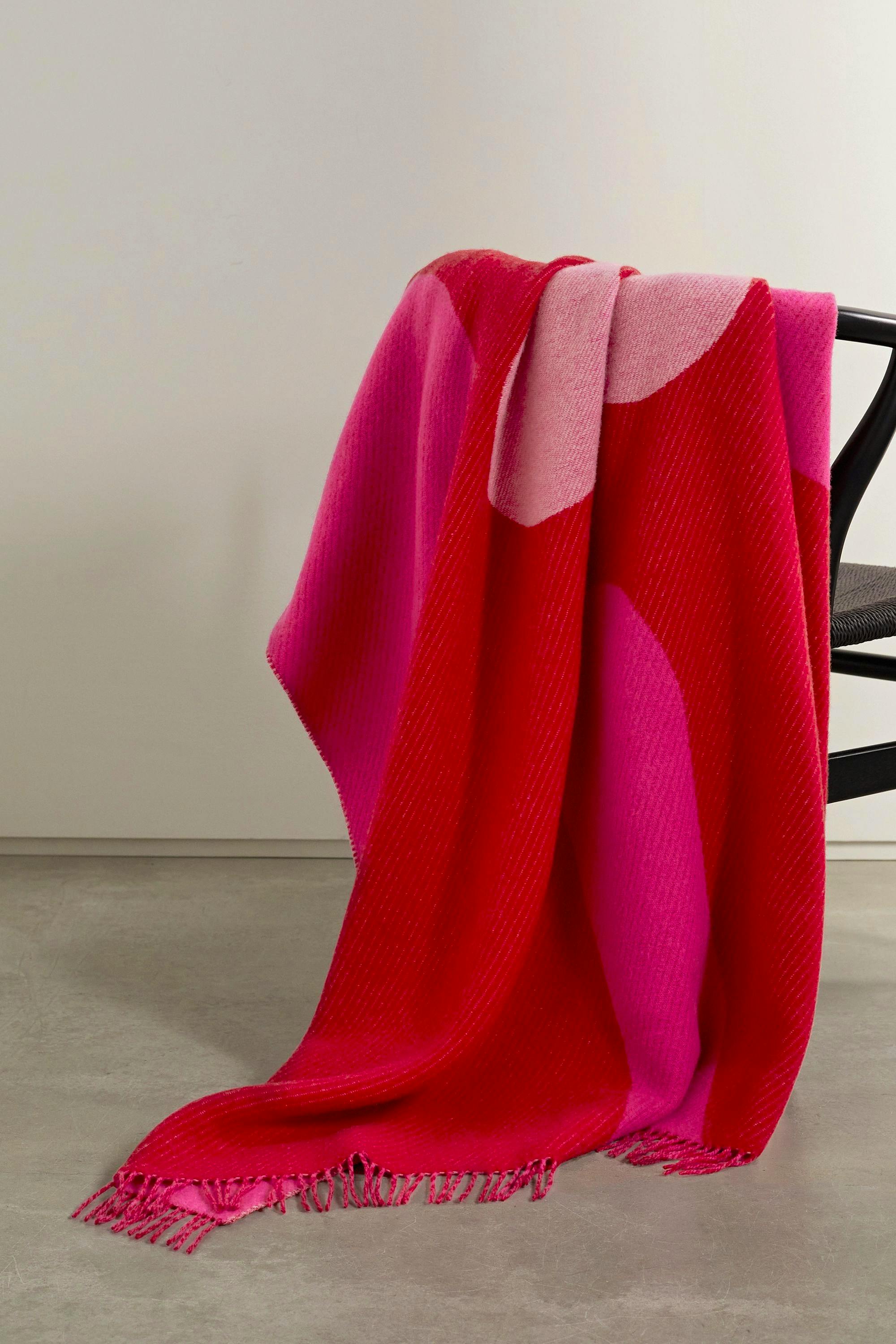 Rawaii + Olimpia Zagnoli Teenagers From Mars Wool And Cashmere-Blend Blanket, NOW £210