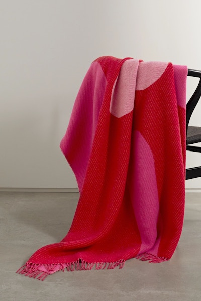 Rawaii + Olimpia Zagnoli Teenagers From Mars Wool And Cashmere-Blend Blanket, NOW £210