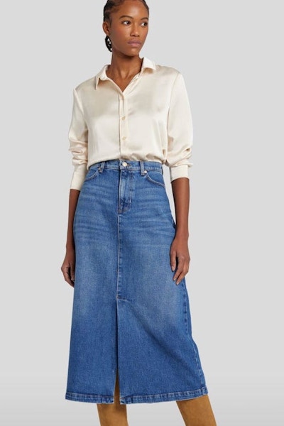 7 For All Mankind Classic Maxi Skirt Explorer, £150