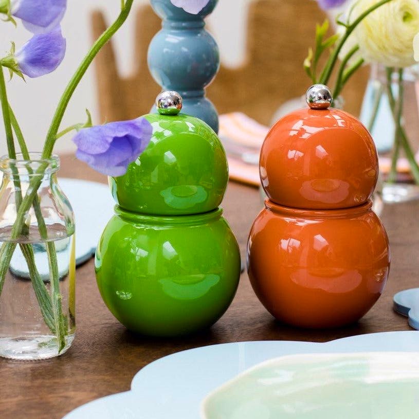 Addison Ross Leaf Green Salt & Pepper Grinder, £54
