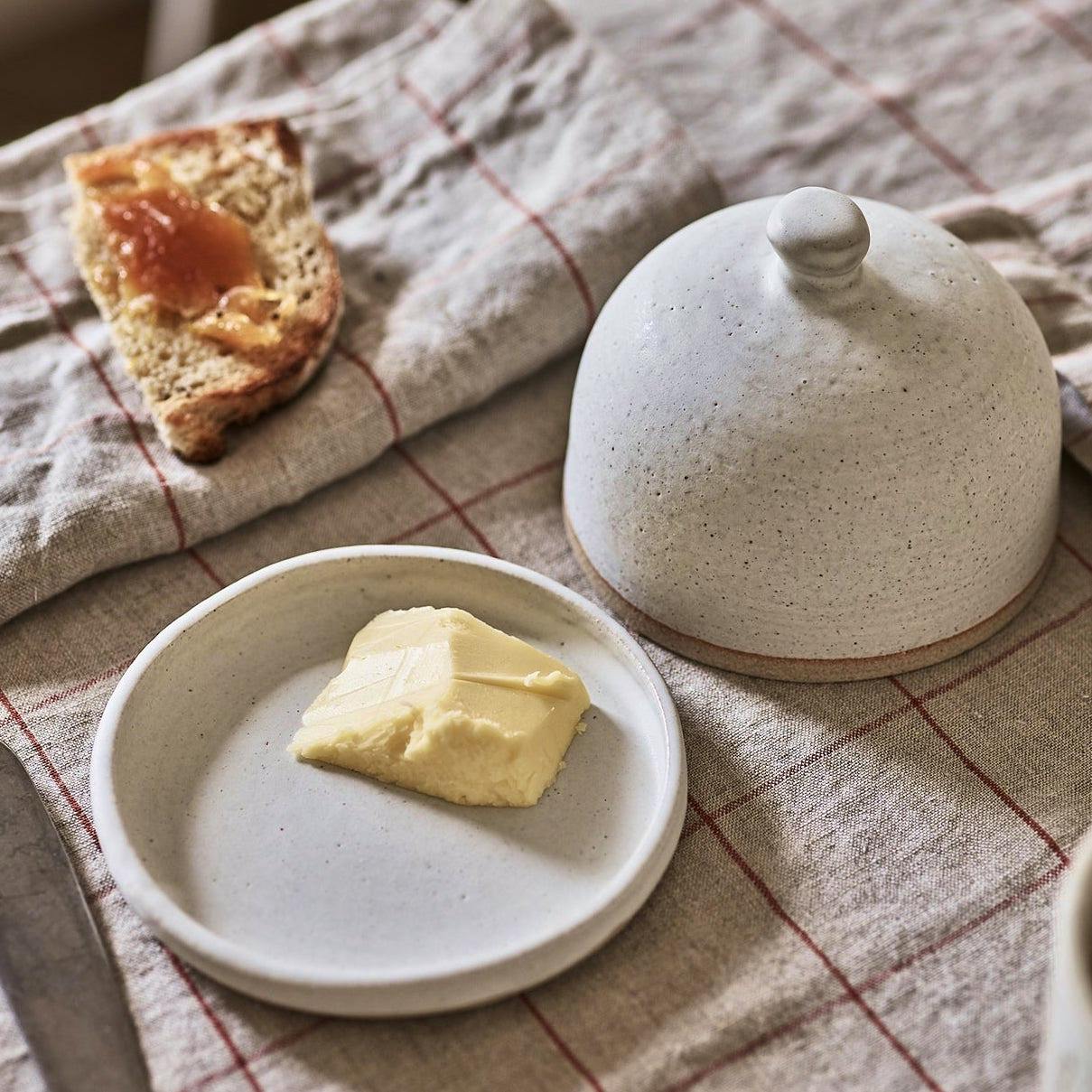 Rowen & Wren Handmade Stoneware Butter Dish, £34