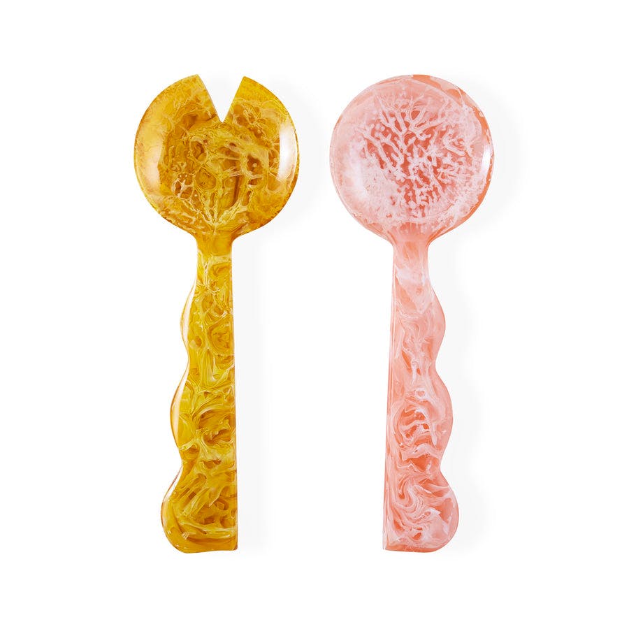 Jonathan Adler Mustique Ripple Salad Serving Set, £98