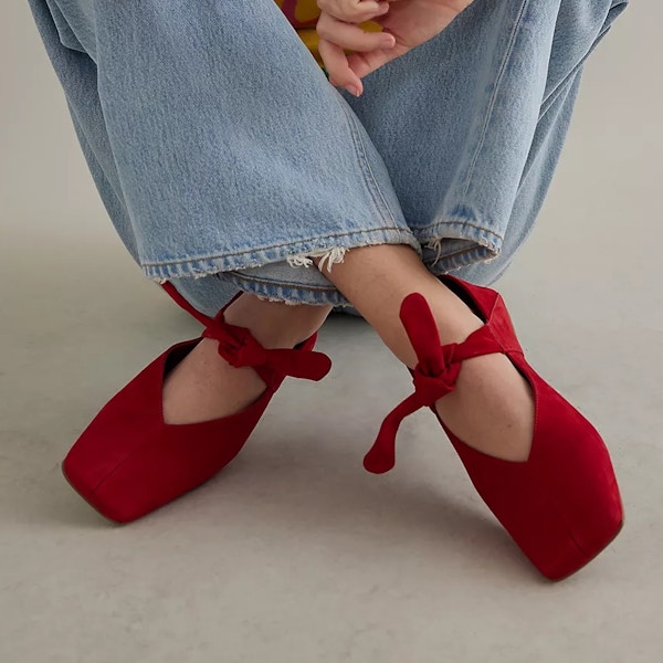 Anthropologie Vicenza Bow Mary Jane Flats, £120