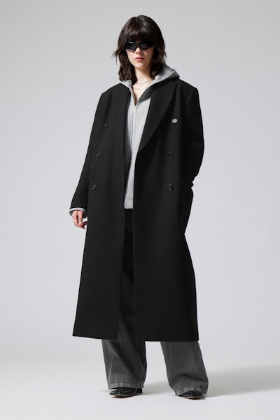 H&M Alex Oversized Wool Blend Coat, £135