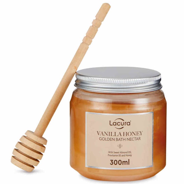 Aldi Lacura Vanilla Honey Bath, £5.99