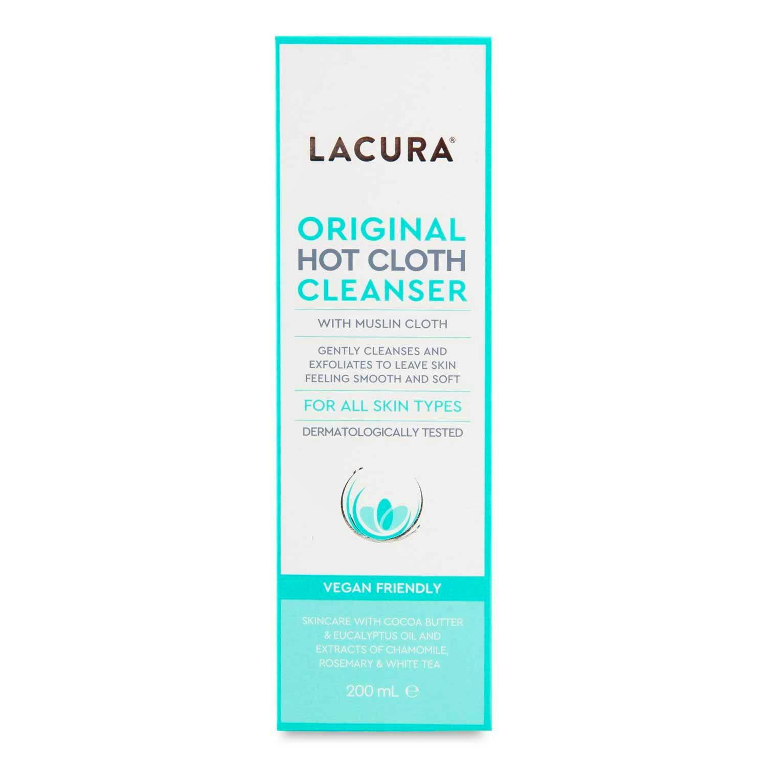 Aldi Lacura Original Hot Cloth Cleanser, £2.99