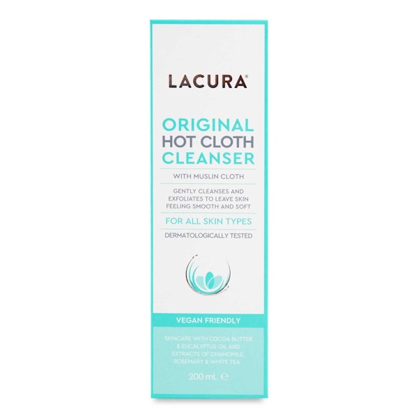 Aldi Lacura Original Hot Cloth Cleanser, £2.99