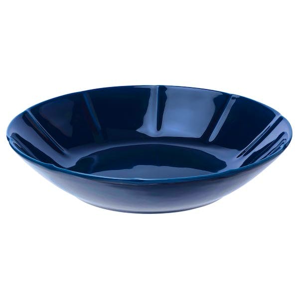 IKEA Strimmig Deep Plate, Stoneware Blue, £15 for 4