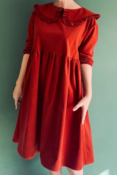 Etsy Women’s Rust Cord Dress, £60