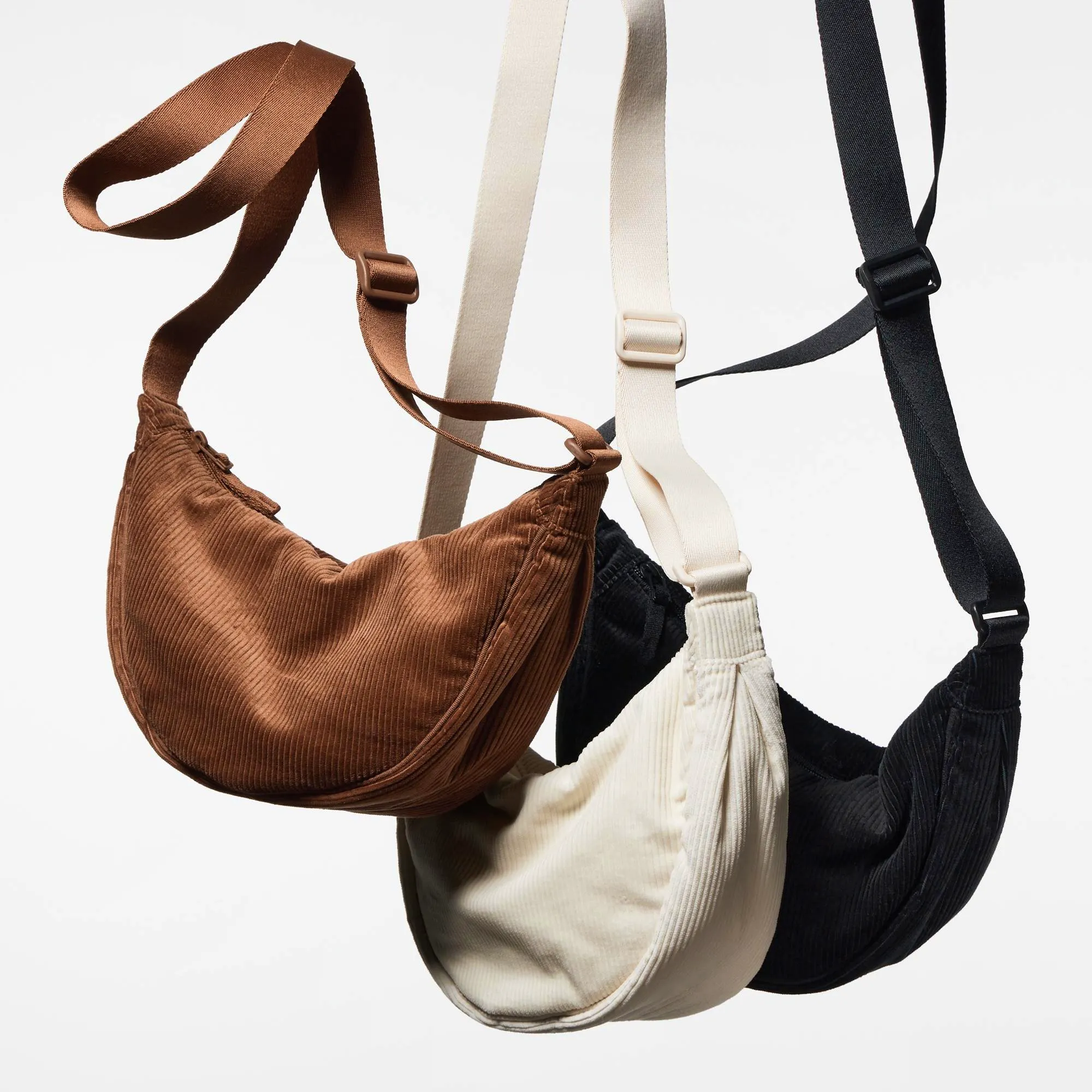 Uniqlo Round Mini Shoulder Bag (Corduroy), £14.90