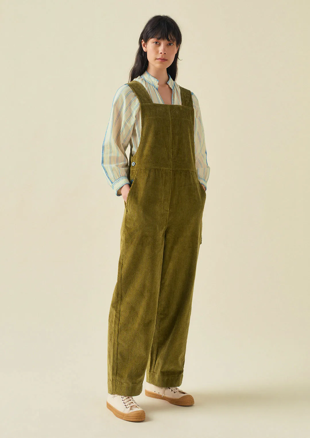Toast Organic Cotton Cord Dungarees, £185