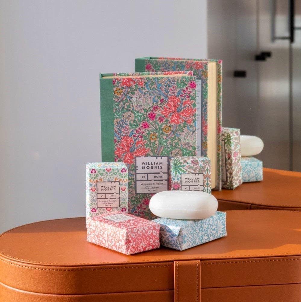 William Morris Golden Lily Guest Soaps, 4 x 50g, £14