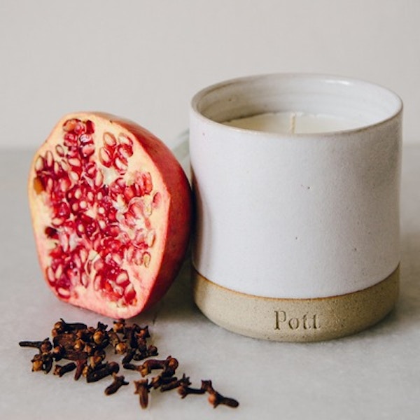 Winter Candles Pott Pomegranate Candle Limited Edition