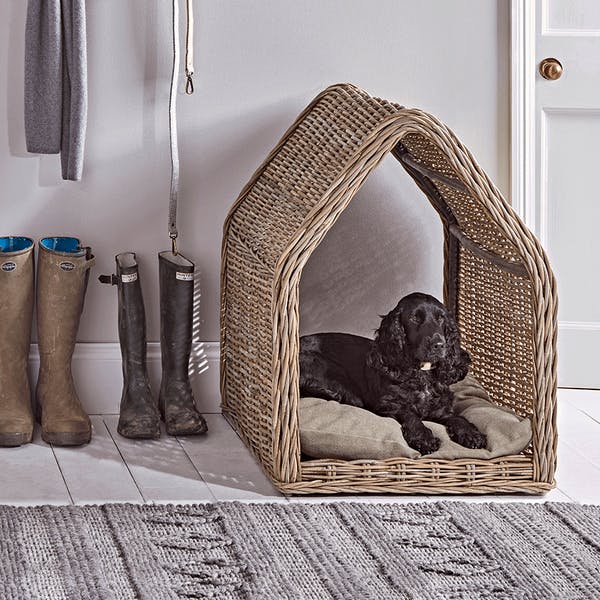Cox & Cox Rattan Pet House , Large, £375