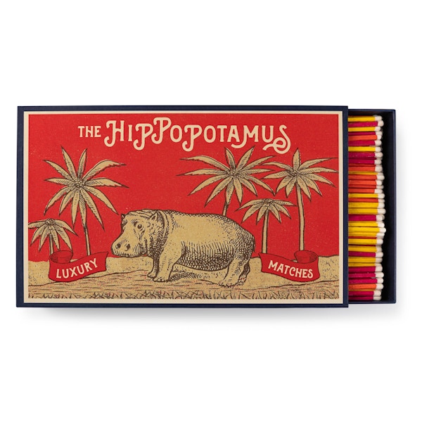 Archivist Giant Hippopotamus Matches, £36