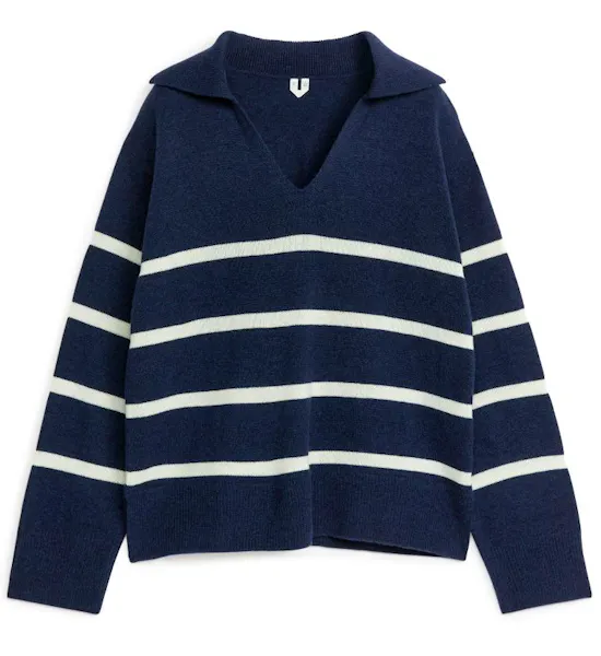 Cashmere Blend Striped Jumper