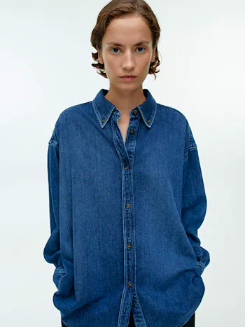 Oversized Denim Shirt