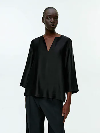 Linen Blend Blouse