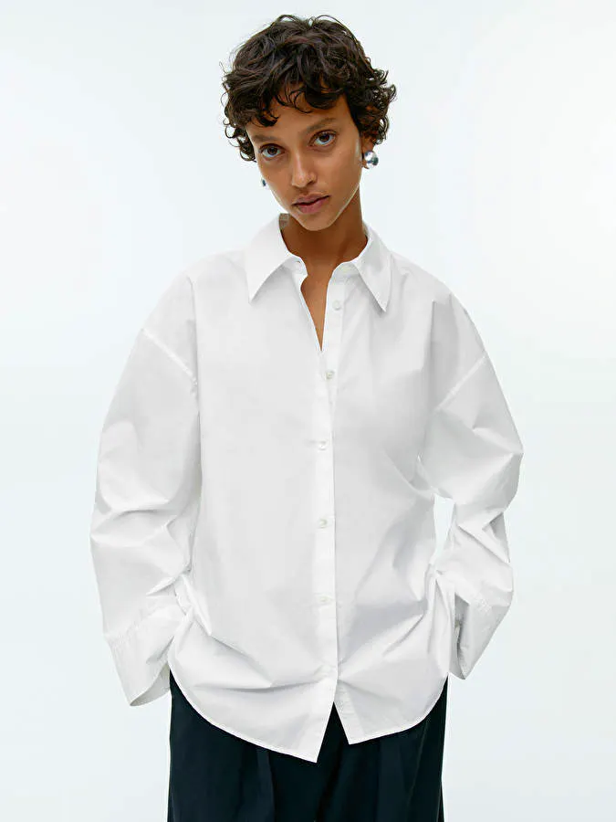 White Poplin Shirt £67