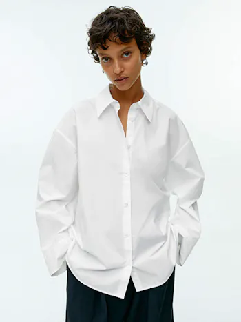 White Poplin Shirt