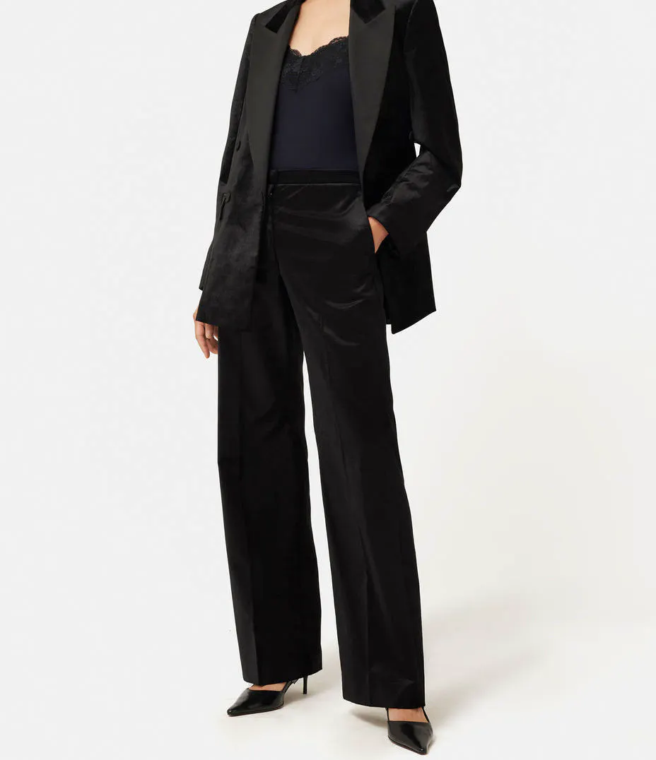 Velvet Wide Leg Trouser £170