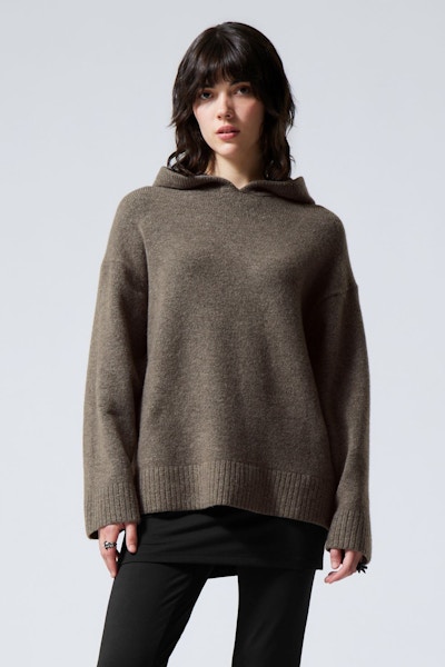 Weekday Oversized Soft Knit Hoodie, £57