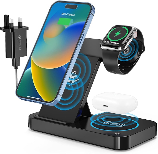 Amazon 3 in 1 Wireless Charging Station for iPhone, Watch and Airpods, £19.99