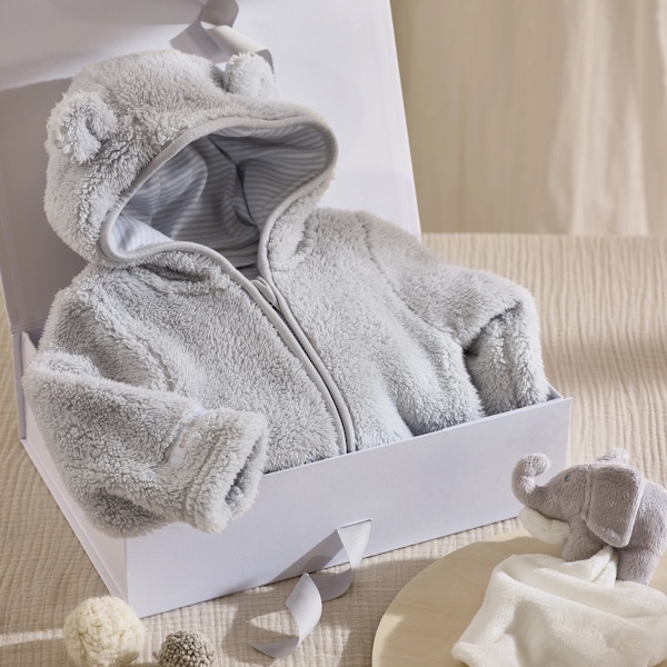 The White Company Fleece Romper Baby Gift Set (0-6mths), £50