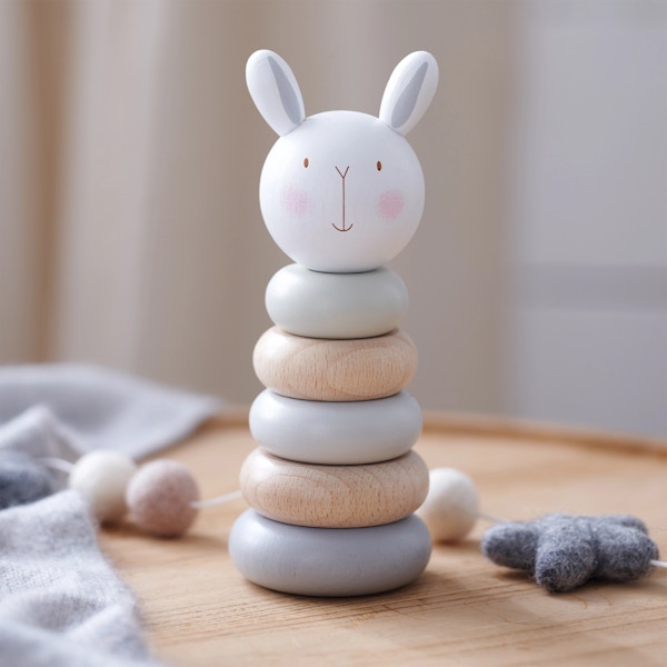 The White Company Wooden Stacking Bunny, £8