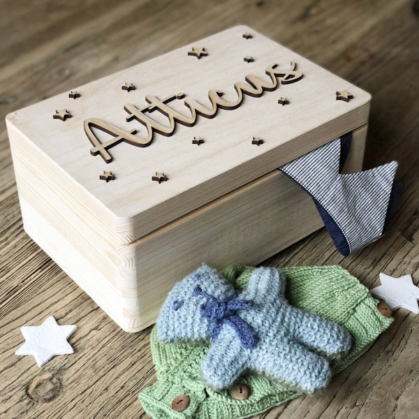 Not On The High St Personalised Name Box, £28