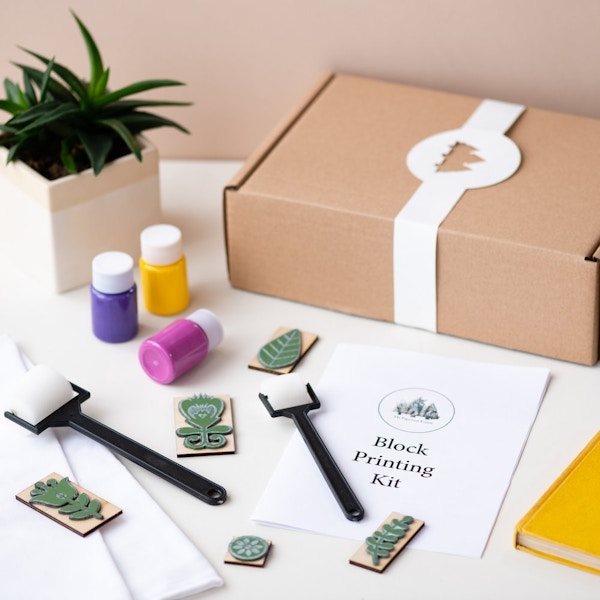 My Papercut Forest Block Printing DIY Kit, from £40