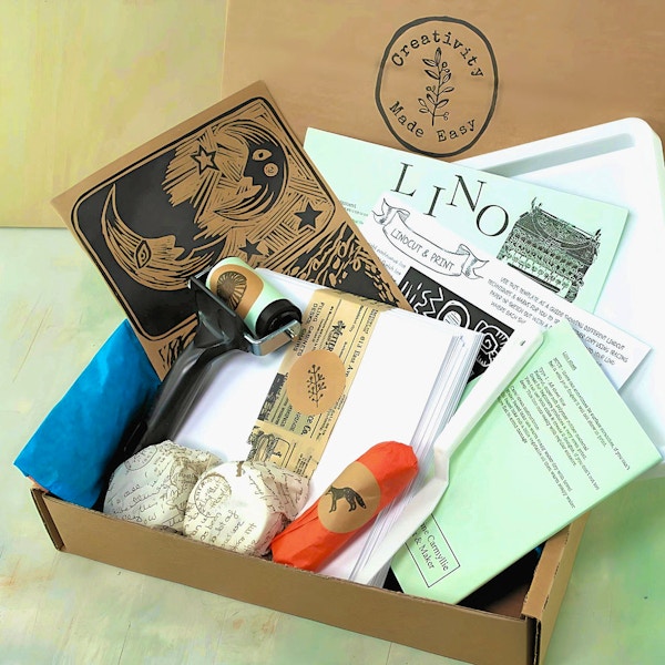 Clever Hands Linocut Print Kit, £31