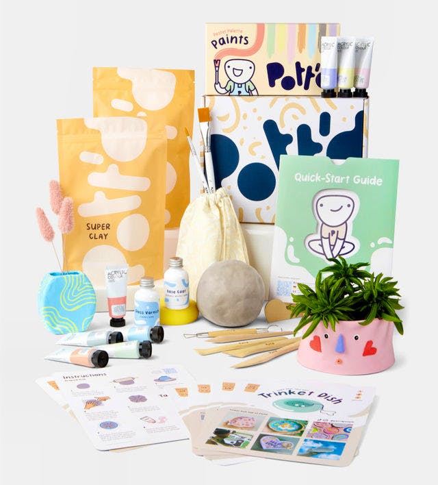 Pott’d Home AirDry Clay Pottery Kit, £38