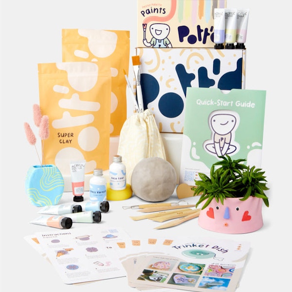 Pott’d Home AirDry Clay Pottery Kit, £38