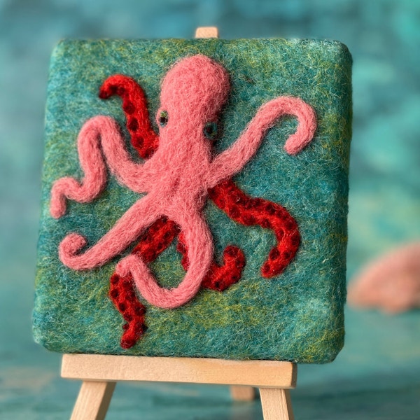 Crafty Kit Company Under The Sea Octopus Needle Felting Craft Kit, £20