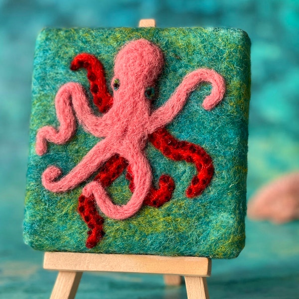 Crafty Kit Company Under The Sea Octopus Needle Felting Craft Kit, £20