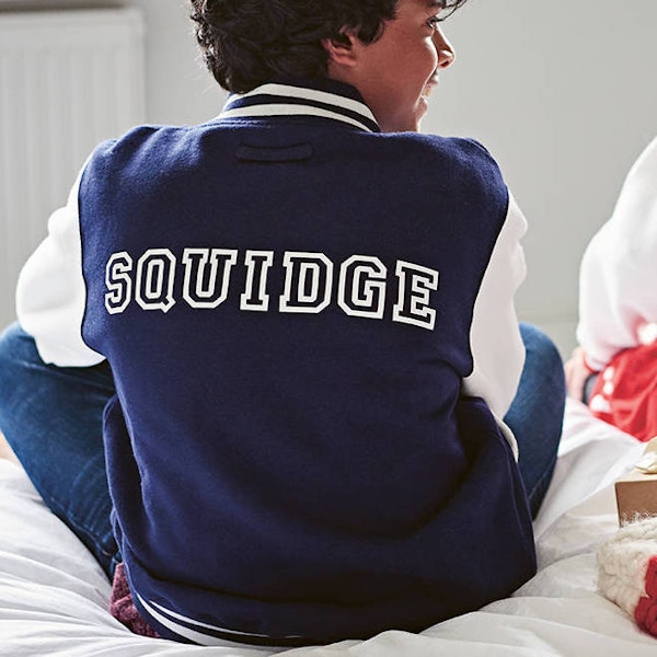 Not On The High Street Personalised Childs Varsity Jacket, £32