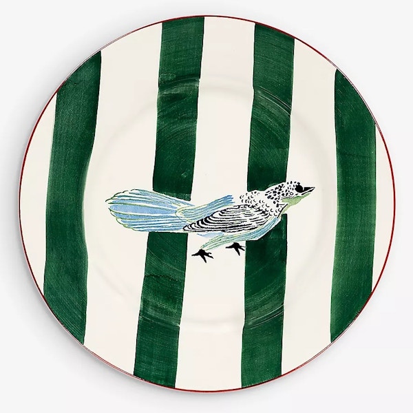 Anna + Nina Love Bird Ceramic Dinner Plate, £30