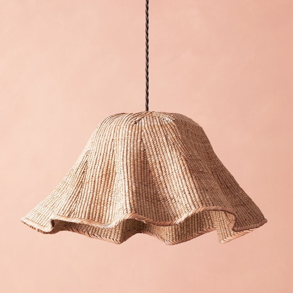 Pooky Wonky Wave Palm Pendant Shade, £150