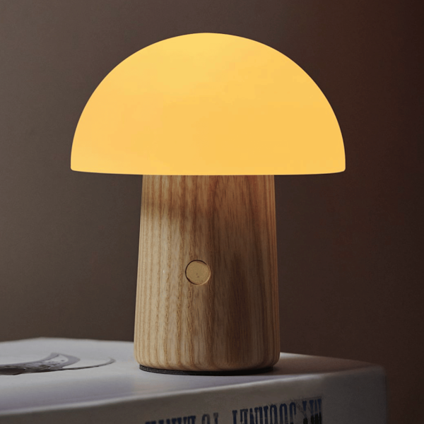 Holloways Of Ludlow Alice Mushroom Rechargeable Lamp, £50