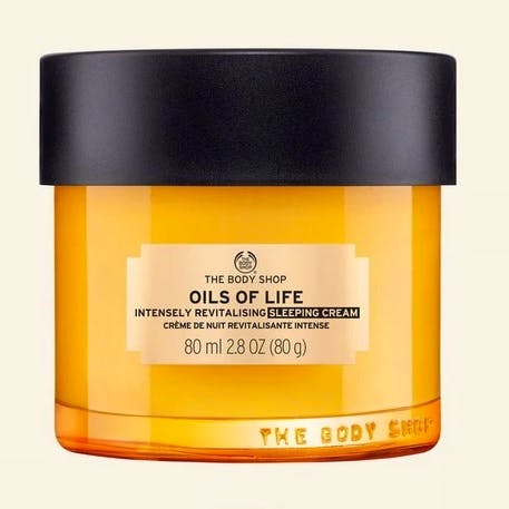 The Body Shop Oils of Life Sleeping Cream, £32