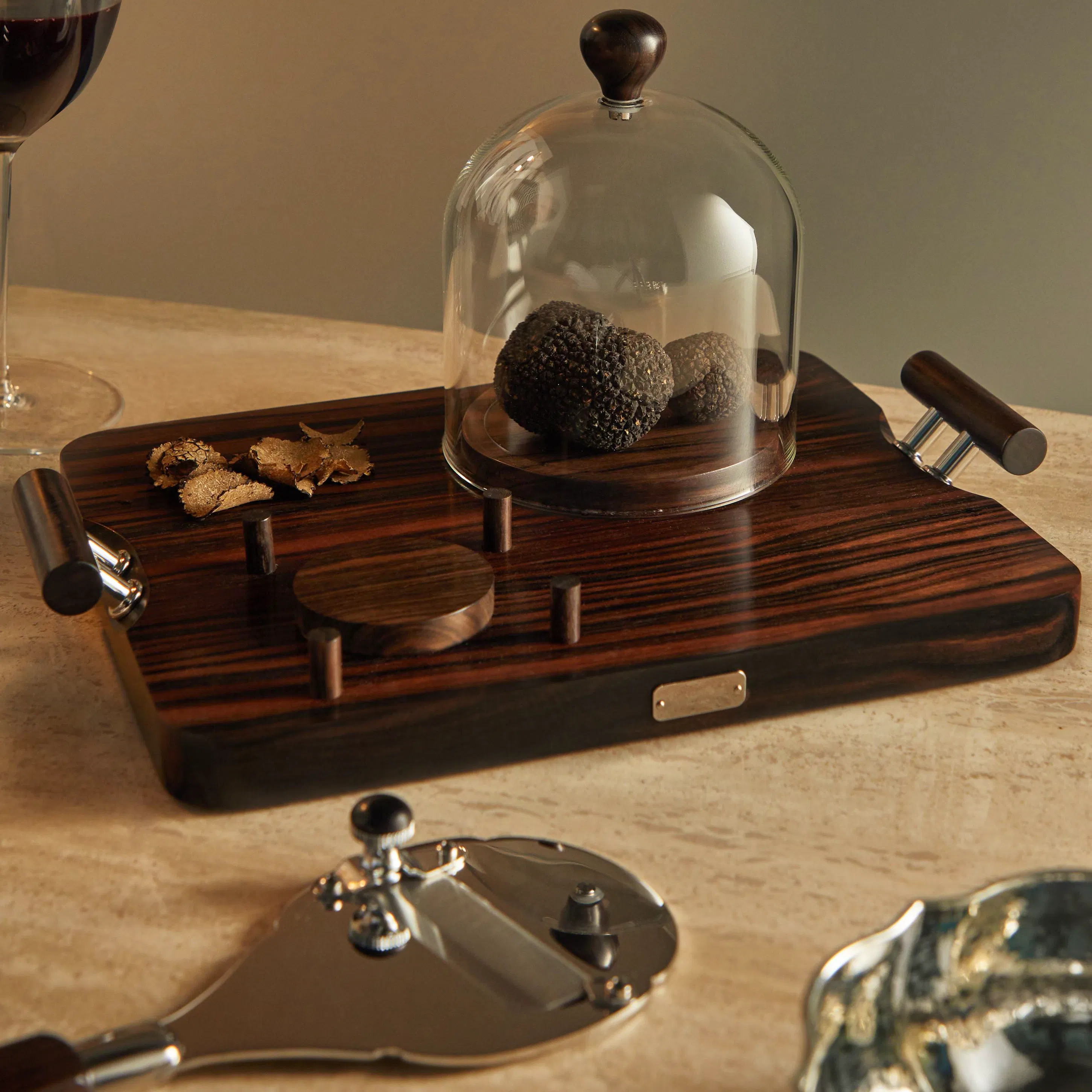 Lorenzo Milano Makassar Ebony Truffle Set, £1,080