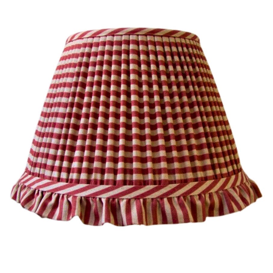 Imogen Pope Striped Cross Cherry Lampshade, £110