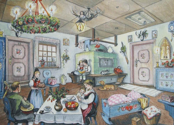 Closet & Botts Traditional Advent Calendar - Festive Home, £6.99