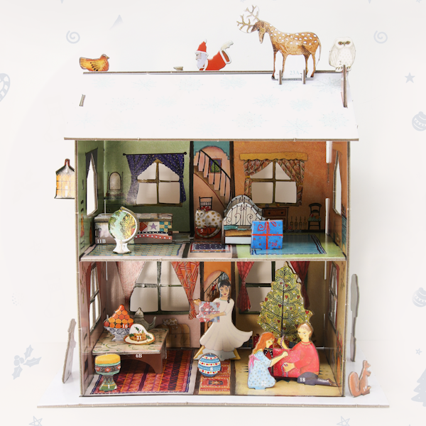 Dreamy London Christmas House Pop & Slot 3D Advent Calendar 2023, £23