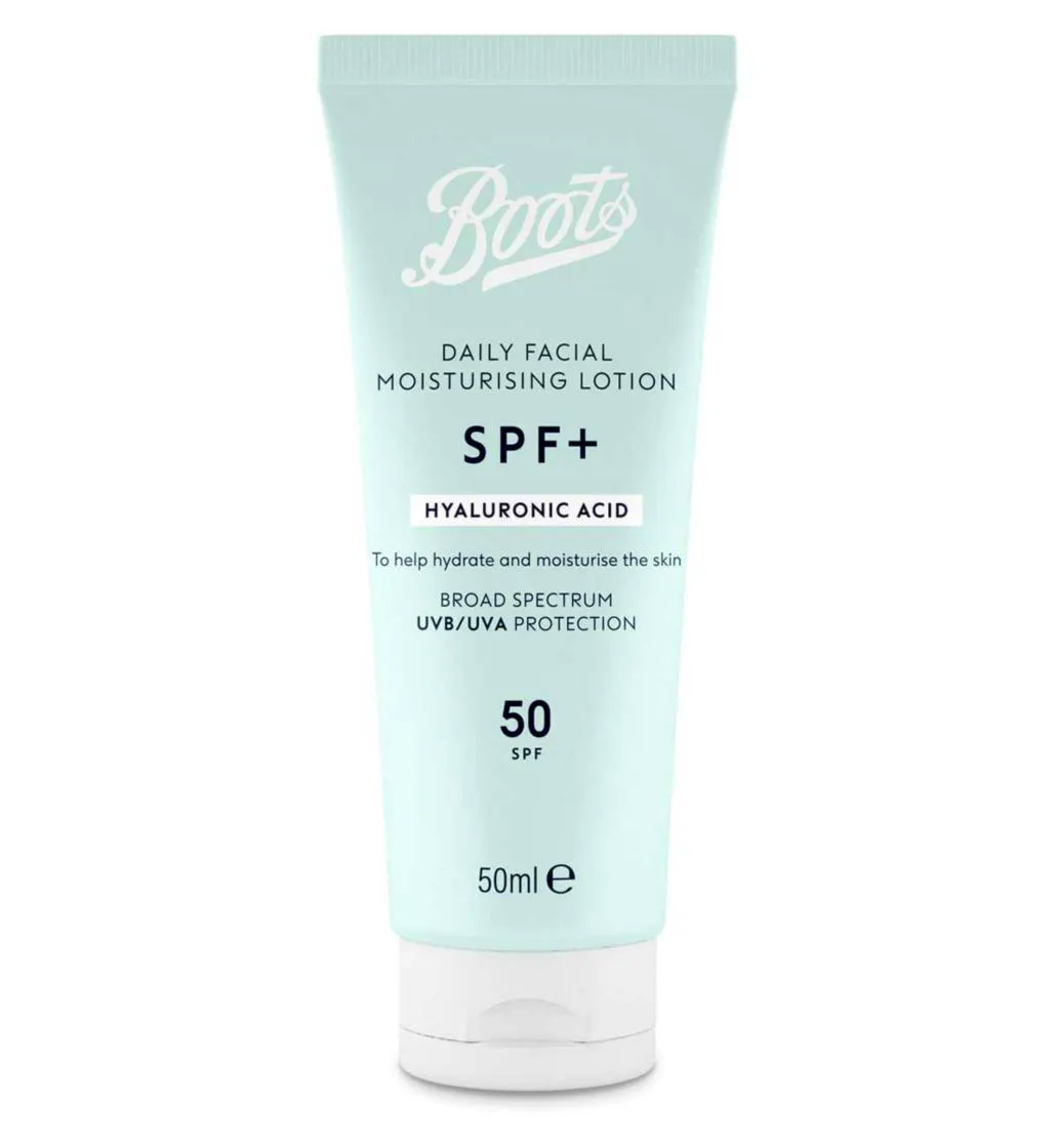 Boots Hyaluronic Acid SPF50, £8