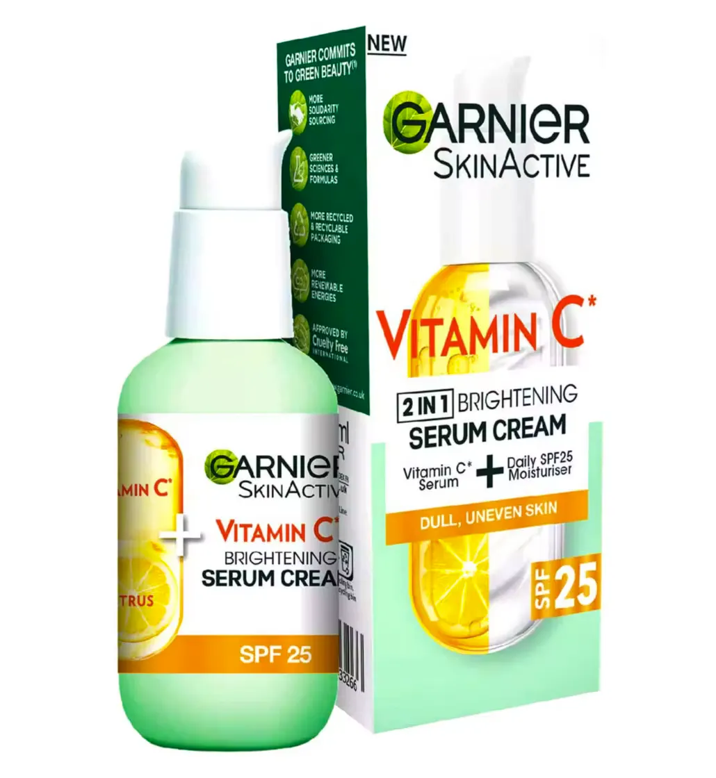Garnier 2 in1 Vitamin C Brightening Serum SPF25, £10