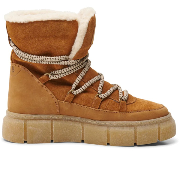 Biscuit Snow Tan Leather Boots, £189.95