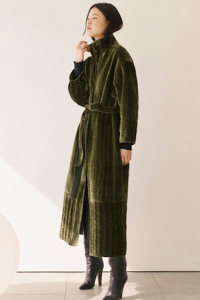 Wiggy Kit The Velvet Quilted Coat, £795