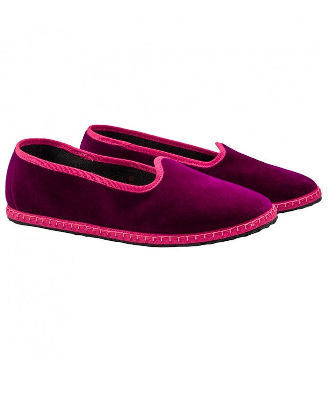Vivi Venezia Venetian Velvet Slippers – Ciclamino, £85
